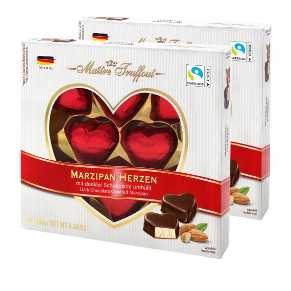 Marzipanherzen 110g 2er Set