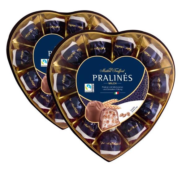 Pralinen Milchschokolade Milchcreme & Cerealien