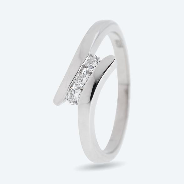 Christian Materne Ring 925 LG Brillanten