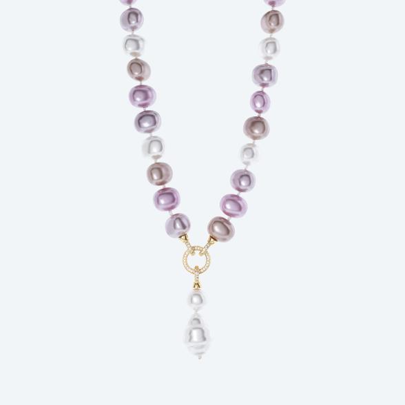 Christian Materne Collier Muschelkernperle