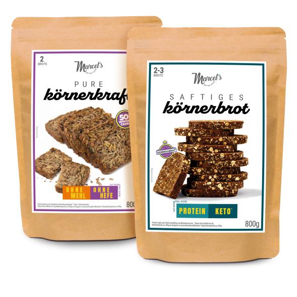MarcelŽs Better Food - LowerCarb Körnige Brote