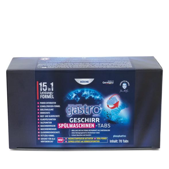 gastro 70 Stück Geschirrspültabs 15in1
