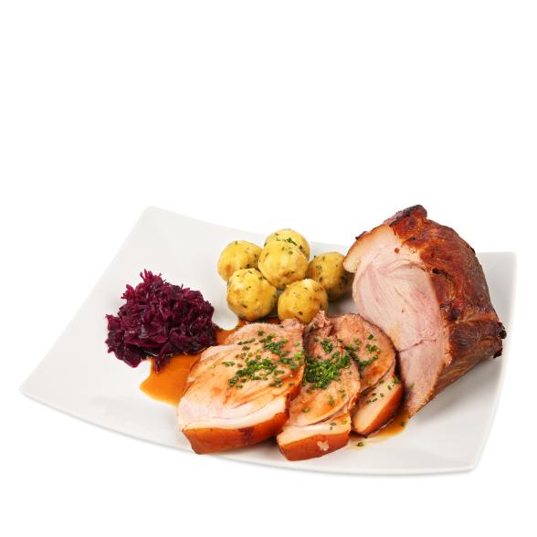 Krustenbraten Dunkelbiersoße