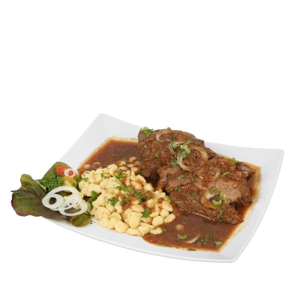 Tiroler Zwiebelrostbraten mit Soße