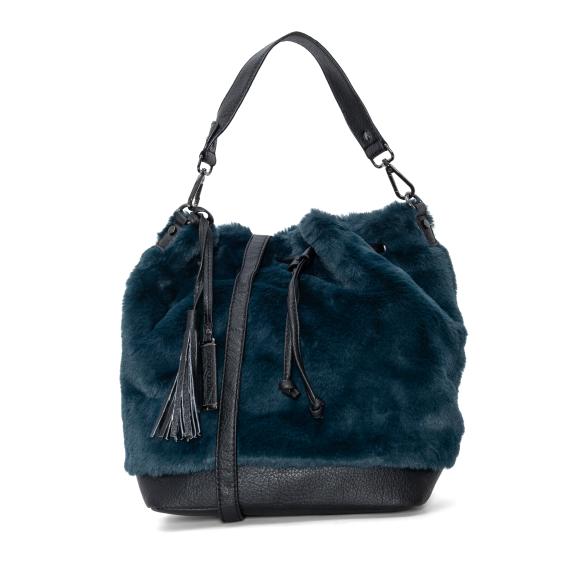 EMILY&NOAH Beuteltasche petrol/schwarz