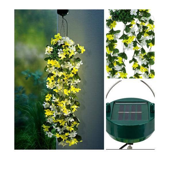 Solar-Hängedeko Blütenzauber