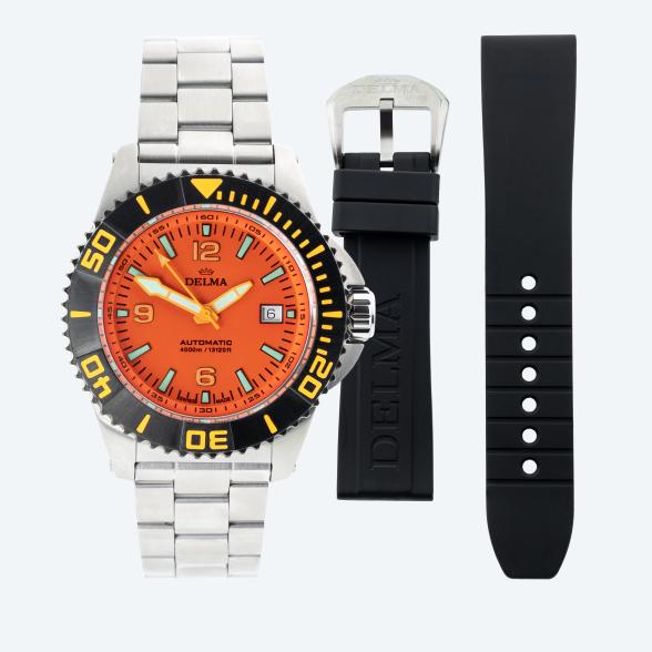 DELMA Herrenuhr "Blue Shark III" Automatik
