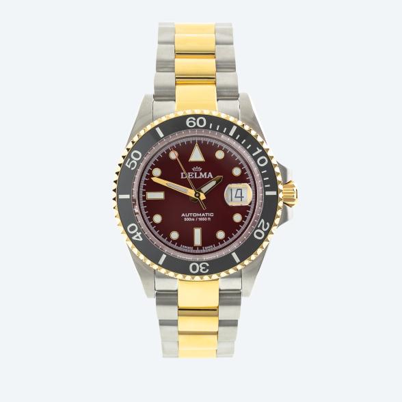 DELMA Herren "Commodore Ceramic" Automatik bicolor