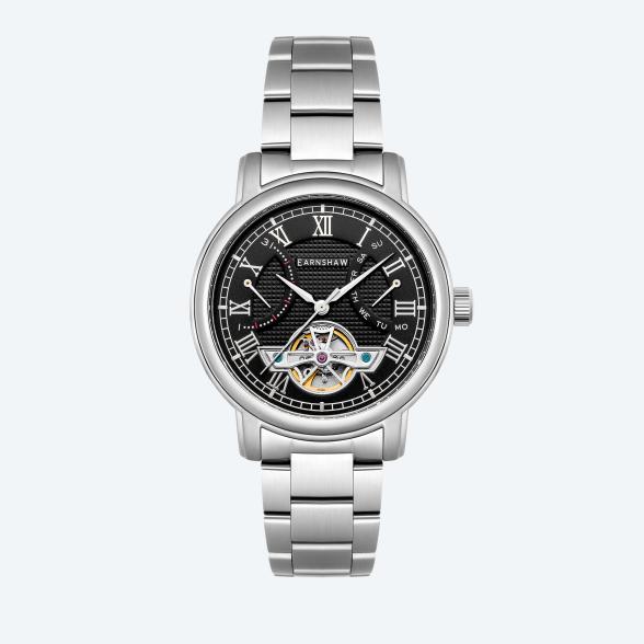 ES-8169-11 Longcase Double Retrograde Automatik Herrenuhr