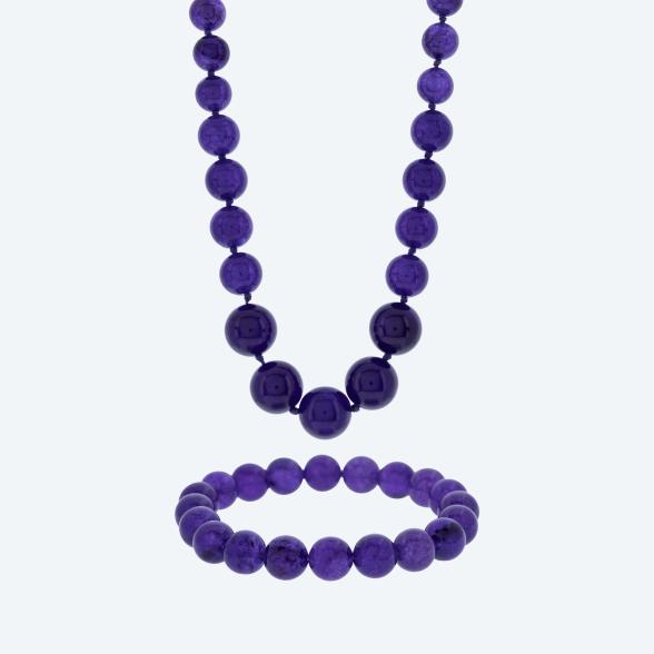 Christian Materne SET Collier+Armband Jade beh.