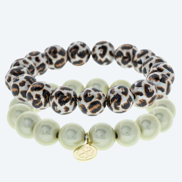 SET: 2x Armbänder Lucky Pearls