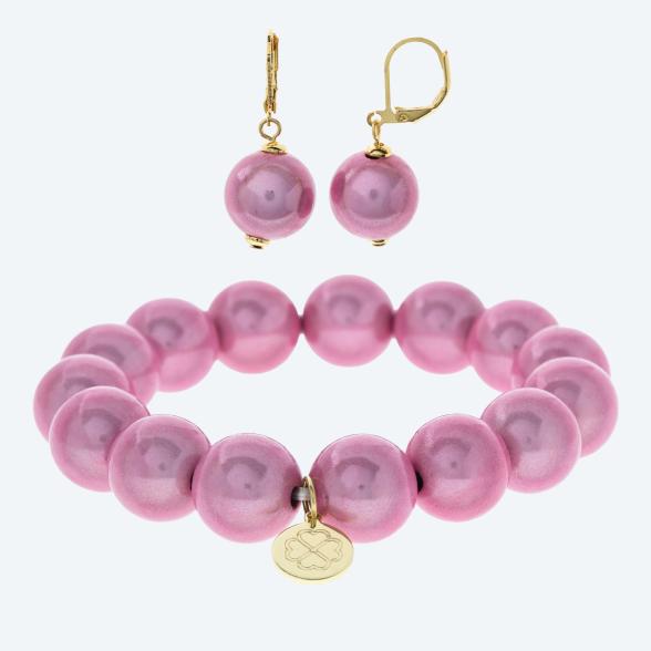 SET: Armband und Ohrhänger Lucky Pearls