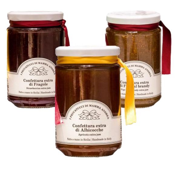 Marmeladen Trio - Erdbeere, Feige& Aprikose