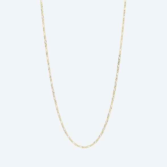 Figarokette 585 Gelbgold ca. 55cm