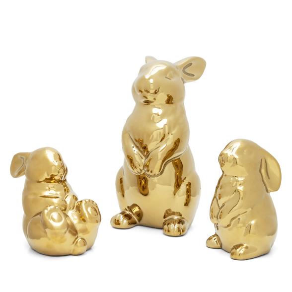 Dekohasen gold  3er Set