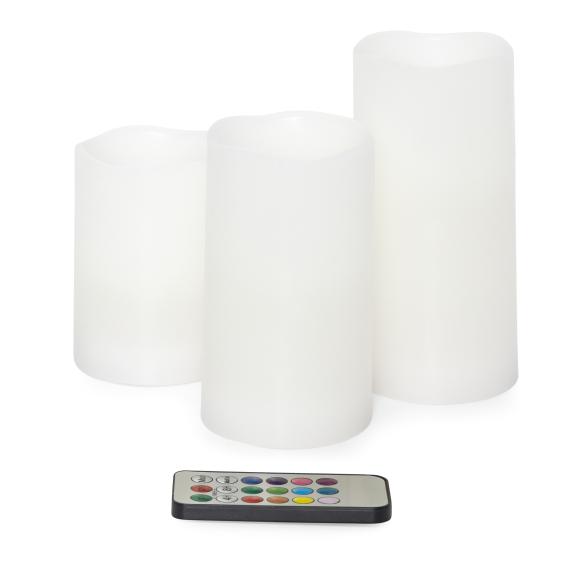 LED-Kerzen farbwechselnd