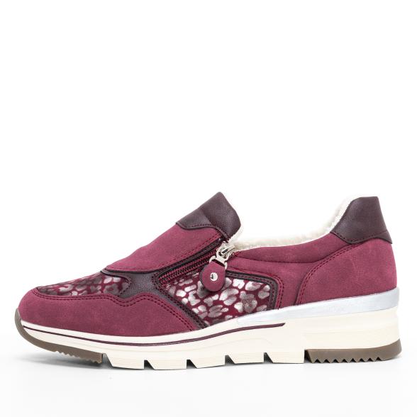 TOPWAY COMFORT Damenslipper burgundy