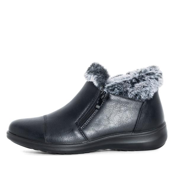 TOPWAY COMFORT Damenstiefelette schwarz