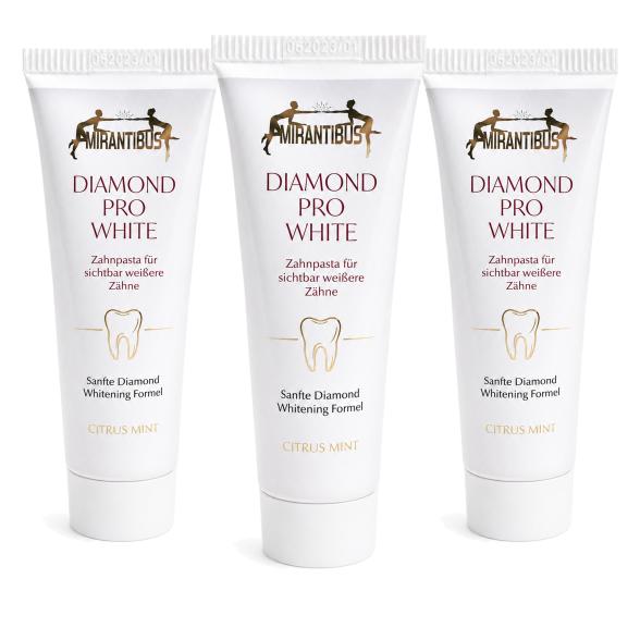 MIRANTIBUS Zahnpasta Diamond Pro White 3x50ml