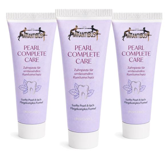 MIRANTIBUS Zahnpasta Pearl Complete Care 3x50ml