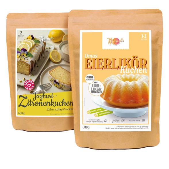 MarcelŽs Better Food - Goldenes Rührkuchen-Set (2x