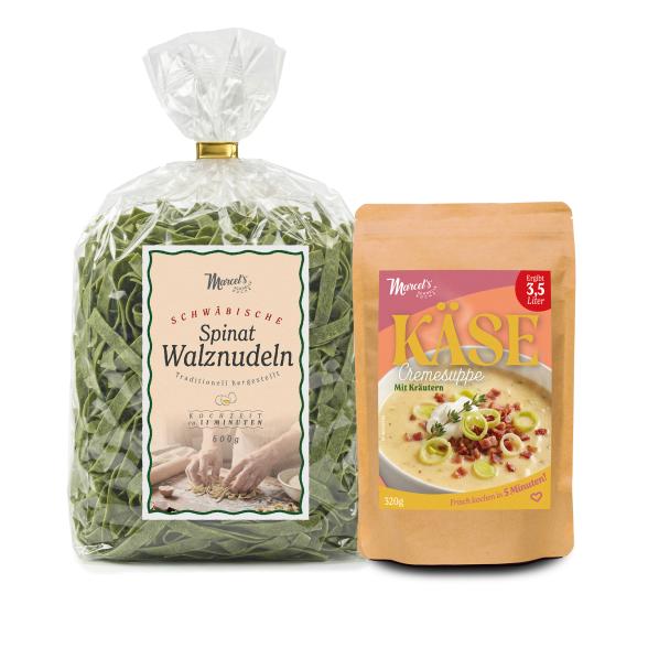 MarcelŽs Schnelle Küche-Käse-Spinatnudel-Set