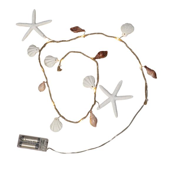 LED-Lichterkette Muscheln