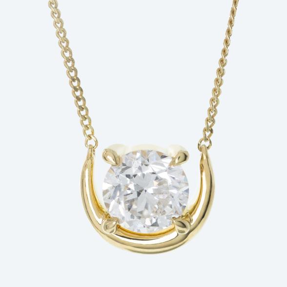 LG Mittelteil-Collier 925 Silber verg. Brillant