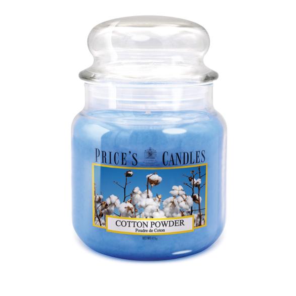 Price's Duftkerze Cotton Powder 411gr