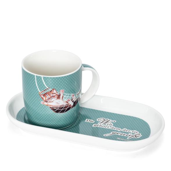 Gedeck Lazy Cat 2-teilig