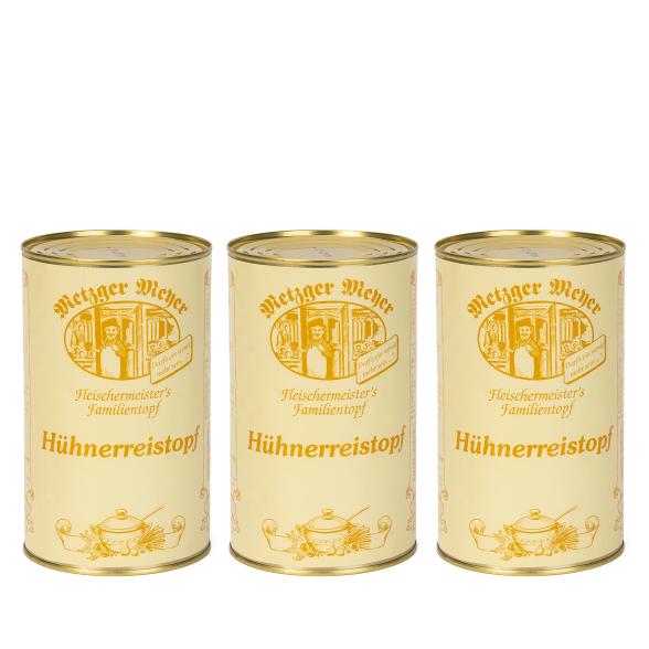 Metzger Meyer Hühnerreistopf 3er Set