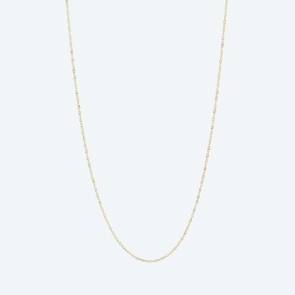 Singapurkette 585 Gelbgold ca. 60 cm