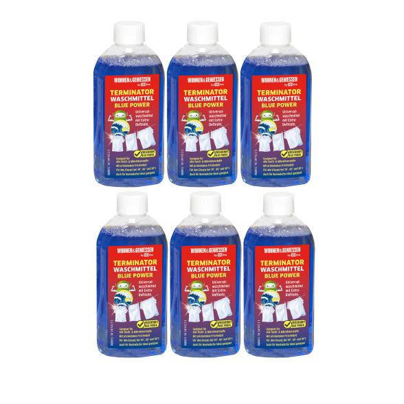 W&G 6x500ml Waschmittel Blue Power