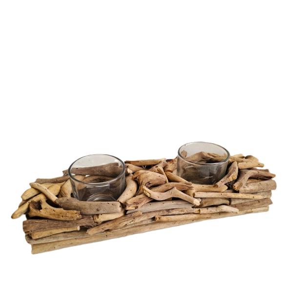 Darimana Windlicht Treibholz