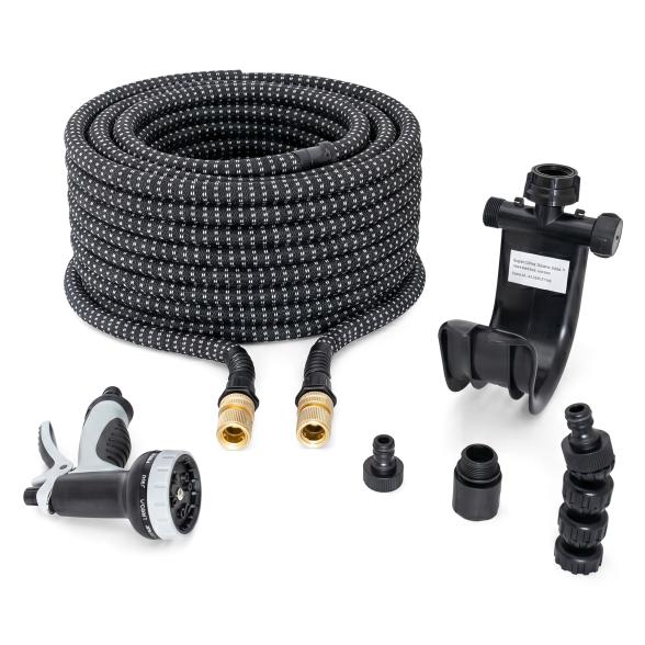 DOit Stretch-Gartenschlauch mit Halterung 22,5m
