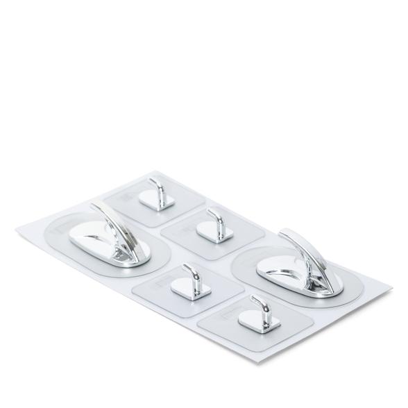 Magische Haken 6er Set Metall