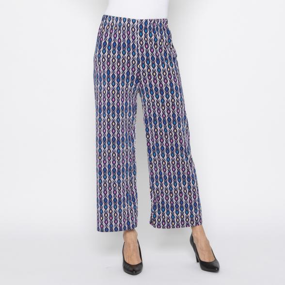 FASHION NEWS Damen-Hose Grafik pastell/multicolor