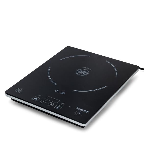 Severin Kochtafel KP 1071, Induktion, 1 Platte, 2.000 W, schwarz 4008146015953 Severin