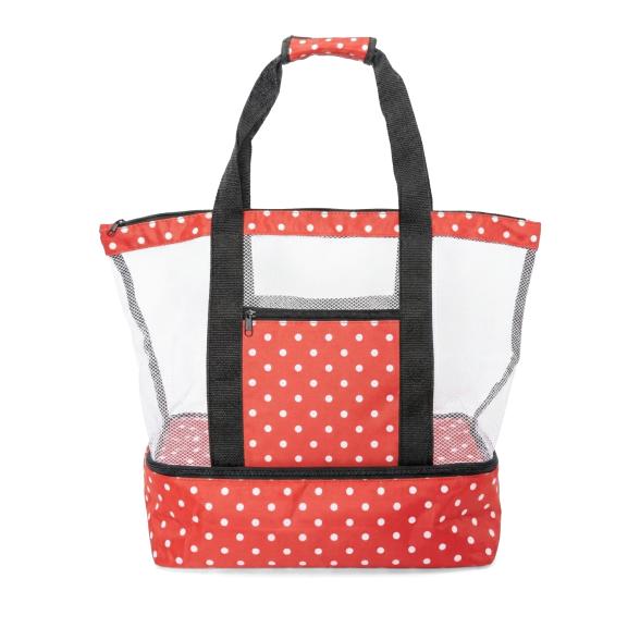 Strand-und Kühltasche 2in1 rot