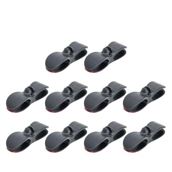 Kabelorganizer 10-mal schwarz