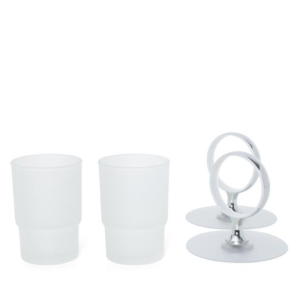 2er Set Magischer Haken Zahnputzbecher