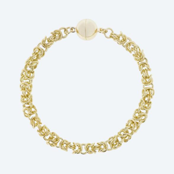 Christian Materne Königsarmband Messing vergoldet