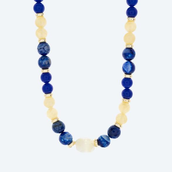 Christian Materne Collier Citrin, Achat, Chalcedon