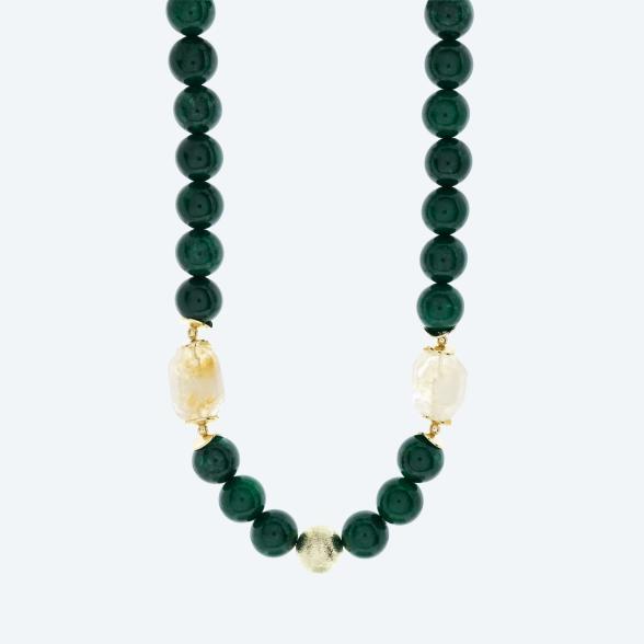 Christian Materne Collier Citrin, Chalcedon