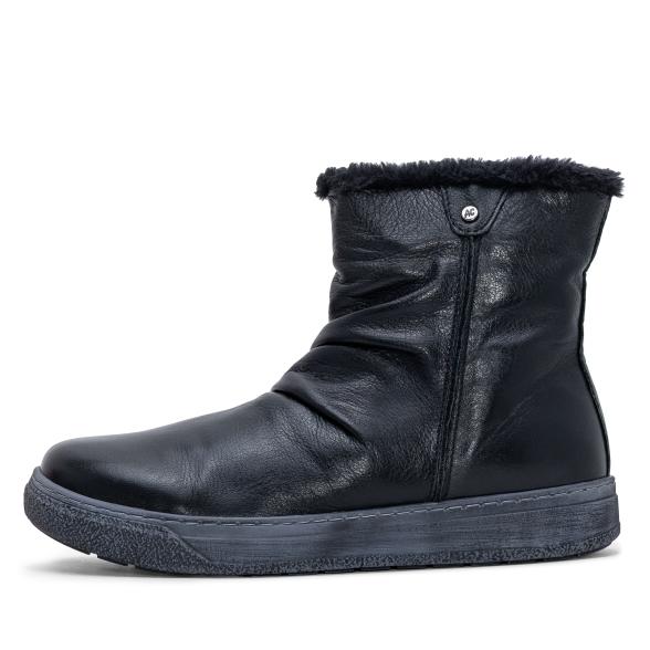 Andrea Conti Damen Lederboots schwarz