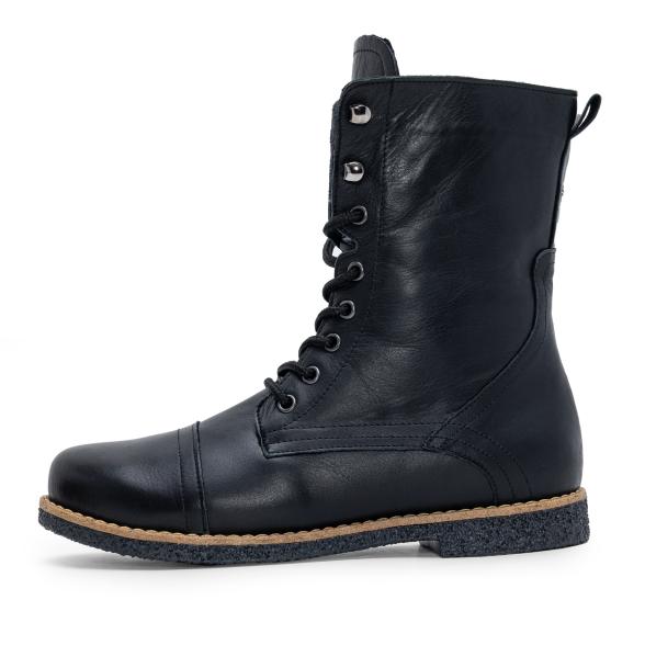 Andrea Conti Damen Lederboots schwarz