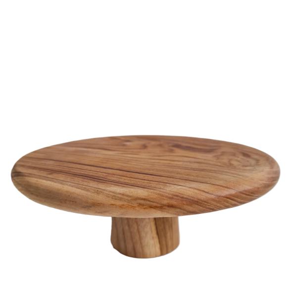 Teak Tortenständer 25 cm