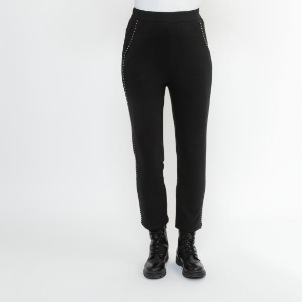 MILANO Design Damen-Hose Straight Fit schwarz