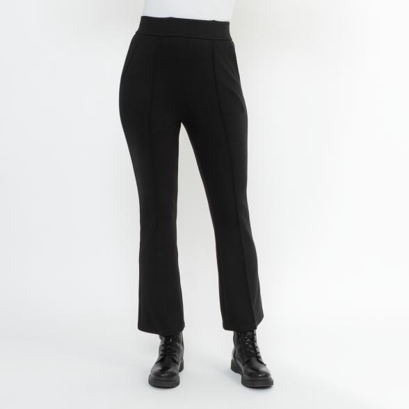 MILANO Design Damen-Hose Bootcut schwarz