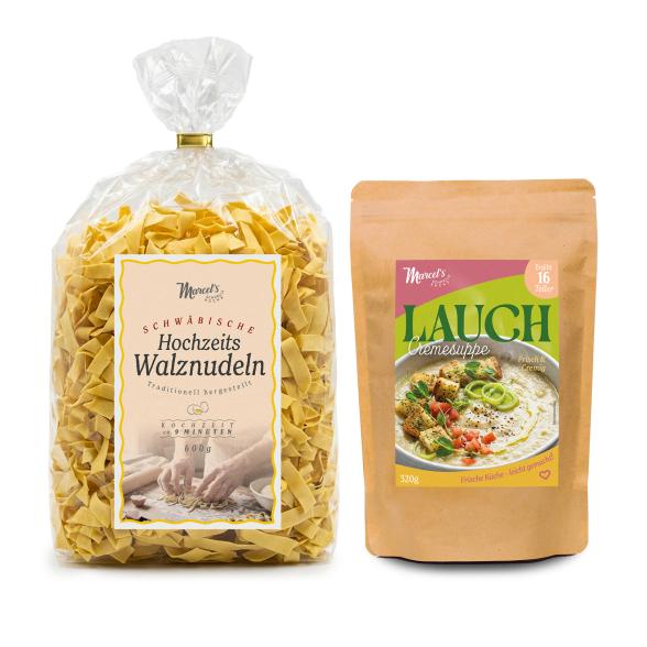 MarcelŽs Schnelle Küche - Nudel-Lauch-Pfanne